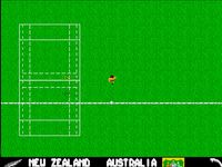 une photo d'Ã©cran de Rugby - The World Cup sur Commodore Amiga